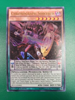 Chronograph Sorcerer NM 1st (#2) Pendulum Evolution (PEVO) YGOD