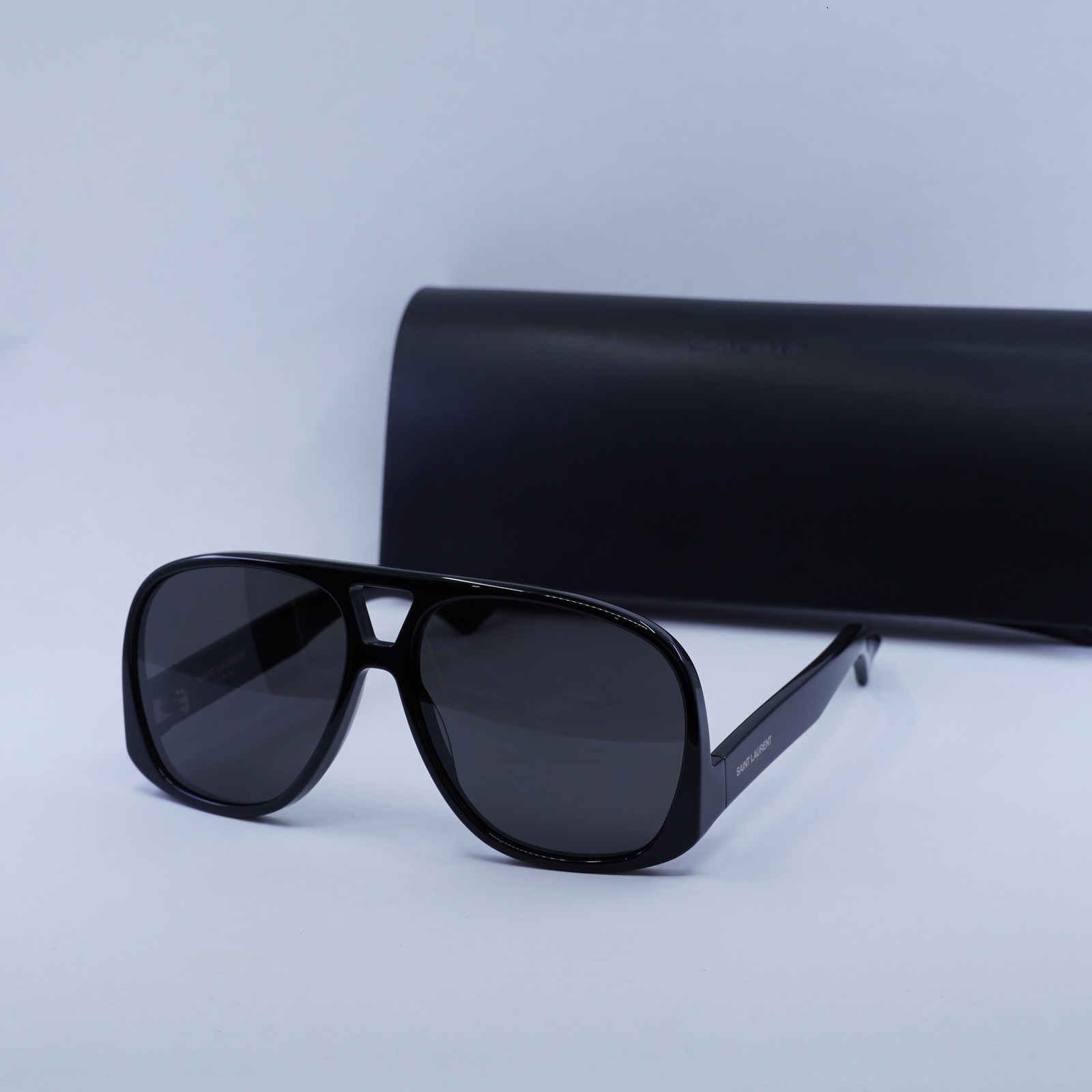 Occhiali da sole SAINT LAURENT SL652SOLACE 001 nero grigio 59 14 135 nuovi