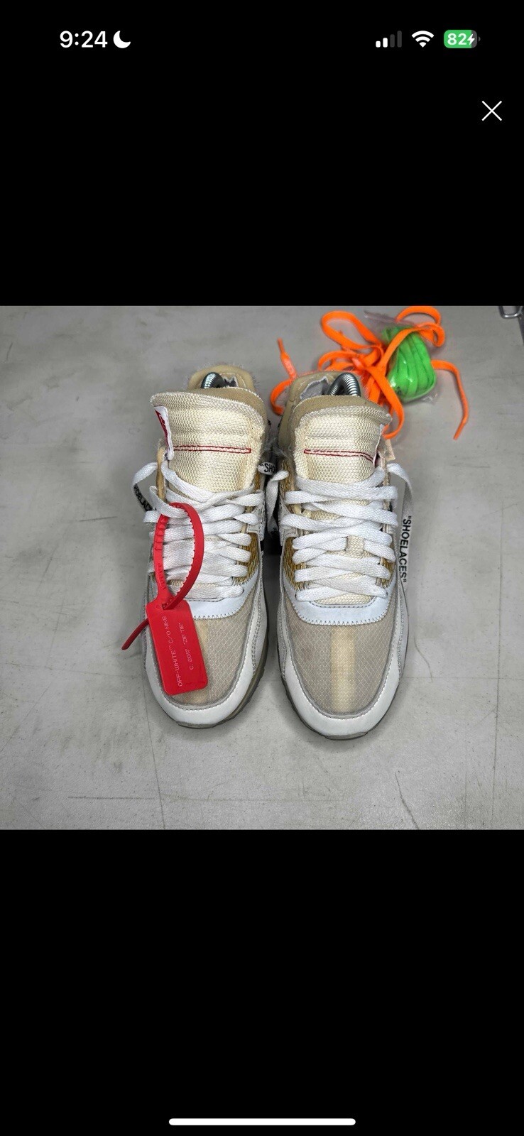 OFF WHITE X NIKE Taglia 6 Scarpe Nike Air Max 90 x OFF WHITE The Ten 2017 Uomo AA7293 100 4 5W