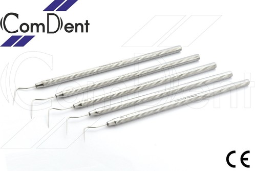Dental Examination Probe Dentist Hygienist Single Ended Probe Professional Steel - Picture 10 of 12