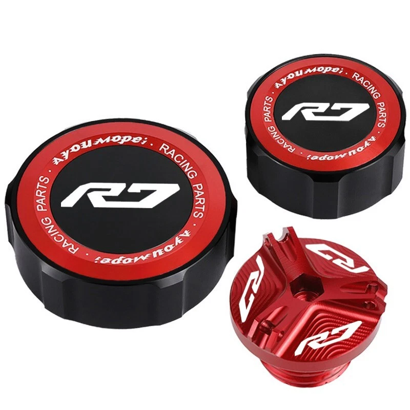 Tapa de llenado de aceite de cubierta de depósito de líquido de frenos delantero para SUZUKI GSXR600 GSXR750/1000 Foto 2 de 4