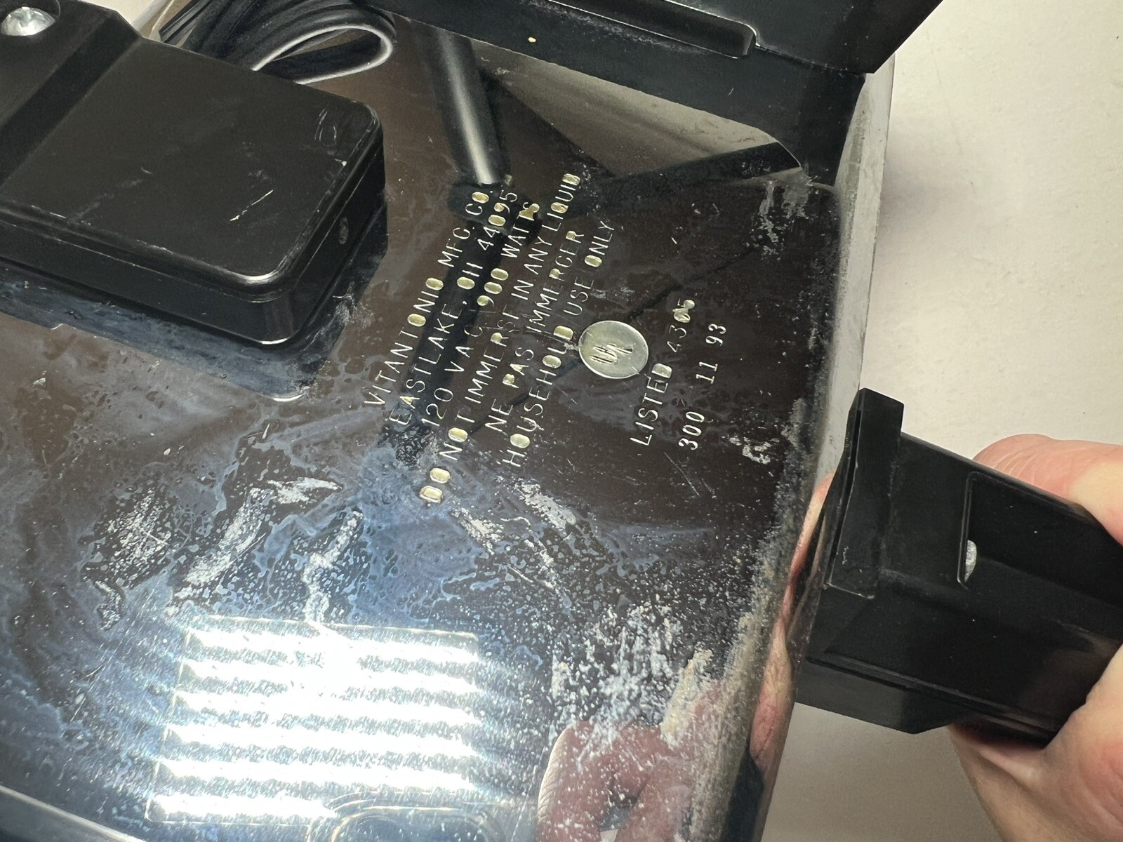 Vtg Vitantonio Pizzelle Chef 300 Italian Cookie Maker Baker USA Tested/Works