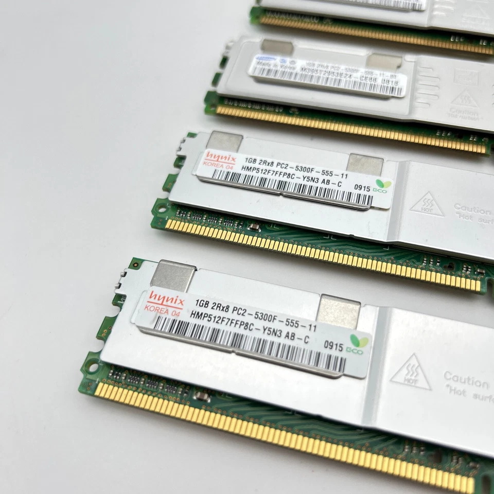 HP 6GB Kit (6x1GB) PC2-5300F ECC Registered Server RAM Memory 398706-051 - Image 2 of 4