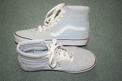 2023 Authentic Vans SK8-HI Sneaker UK 7 EUR 40,5 Hellblau Wildleder