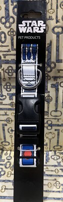 Buckle Down Star Wars Pet Products Dog Collar SMALL R2D2 Droid Rebel Alliance
