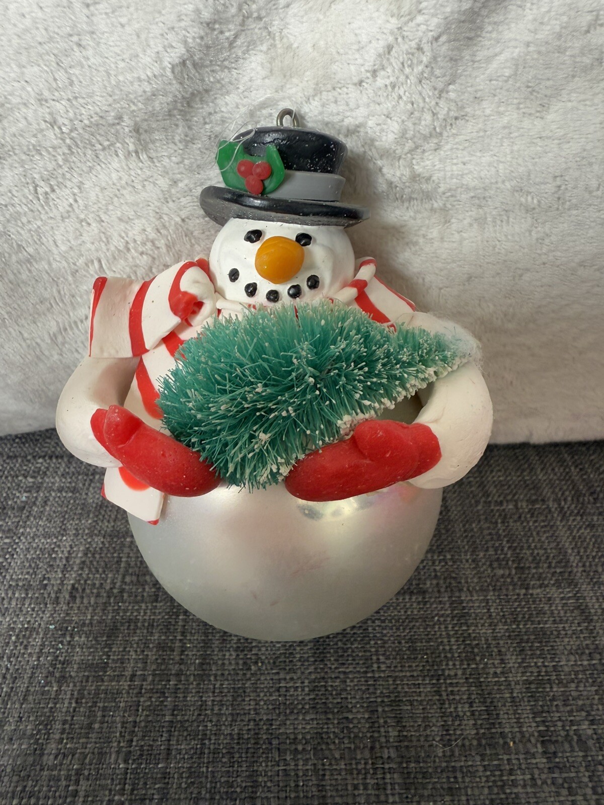 Festive X-MAS Snowman Tree Ornament for Holiday Decor
