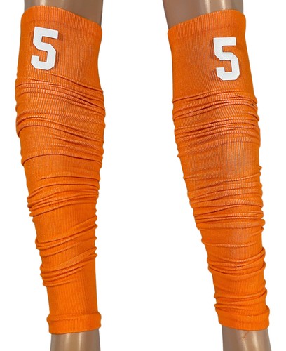 CUSTOM Pair Scrunchy Football Soccer Sports Leg Sleeves Youth Adult Sizes Socks - Picture 12 of 32