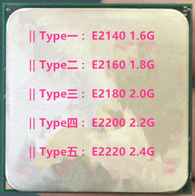 Intel Dual-Core E2140 E2160 E2180 E2200 E2220 L2-1M 800M 65NM 65W Socket 775 CPU