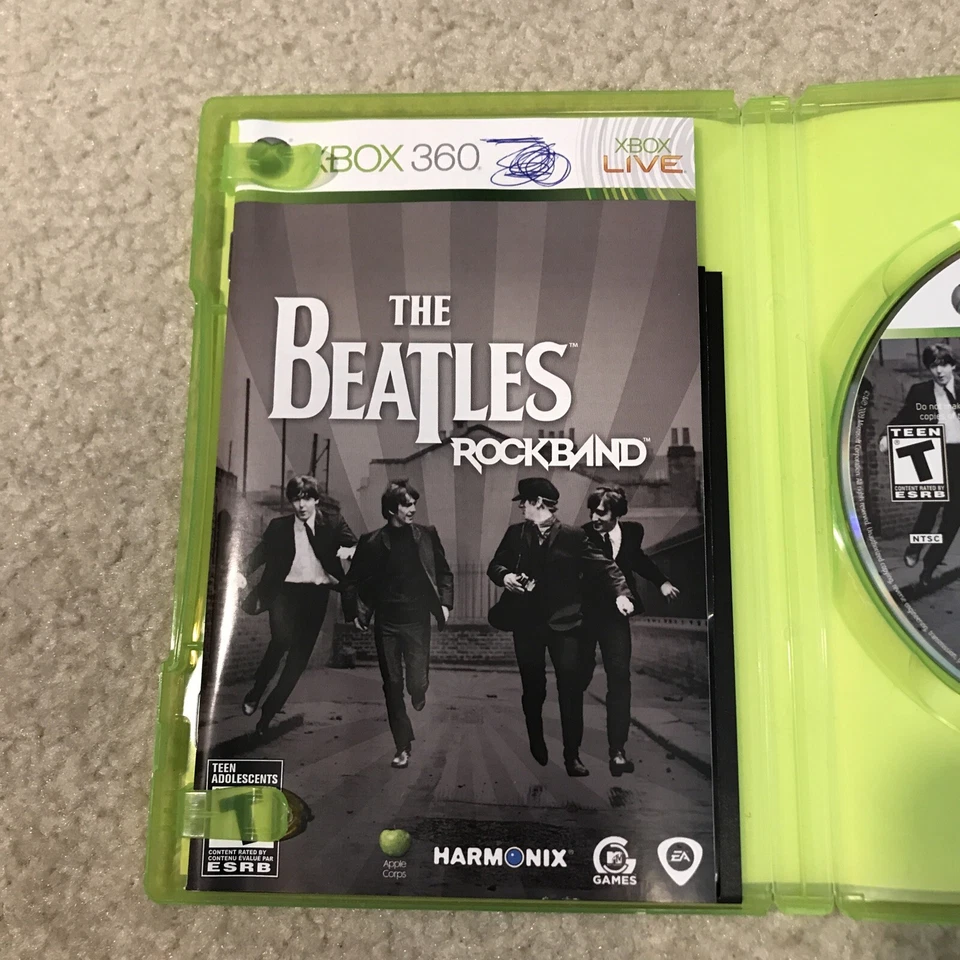 The Beatles Rockband Xbox 360 Videojuego en Vivo Completo Harmonix EA Foto 4 de 4
