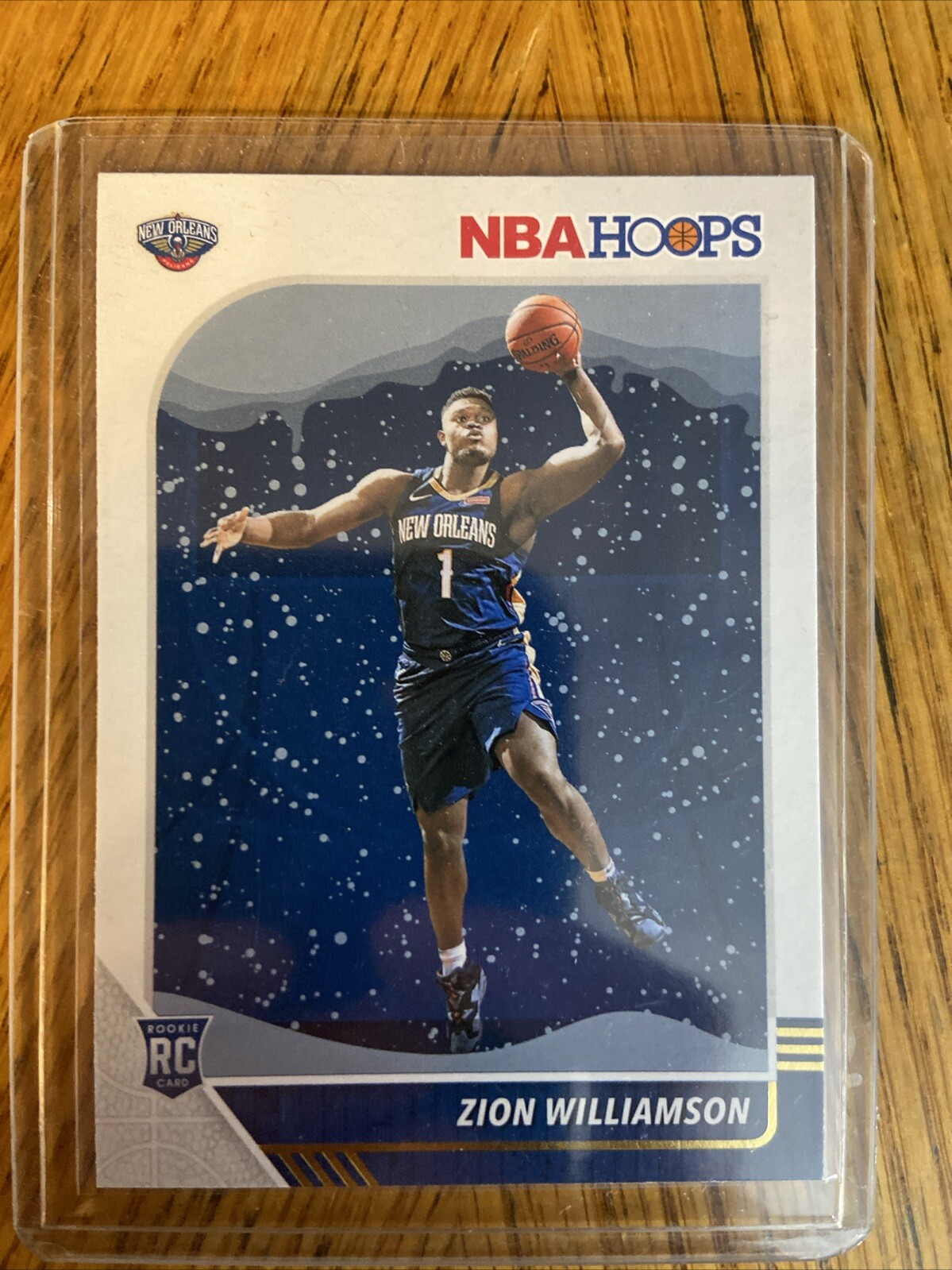 2019-20 Panini NBA Hoops - Purple Winter #258 Zion Williamson (RC)