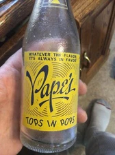 ACL SODA BOTTLE PAPES REEDSBURG WI WIS. 7 OZ WISCONSIN. 
