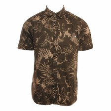 SALTY CREW Men's S/S Button Shirt TAILWIND - Asphalt - Medium - NWT - LAST ONE