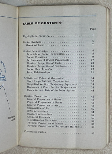 1958 Pocket Data for Rocket Designers Bell Aircraft Corporation-Paperback 2nd Ed - Picture 4 of 7