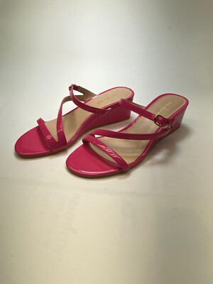 Stuart Weitzman Womens Align II Patent Leather Strappy Sandals Sz 8