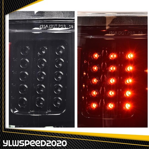 Fit For 2009-14 Ford Pickup F150 Clear LED Tail Lights Lamps Passenger + Driver - Picture 8 of 12