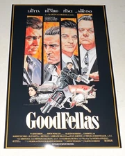 Goodfellas DeNiro / Pesci / Liotta Poster 19"x13" Martin Scorcese Masterpiece