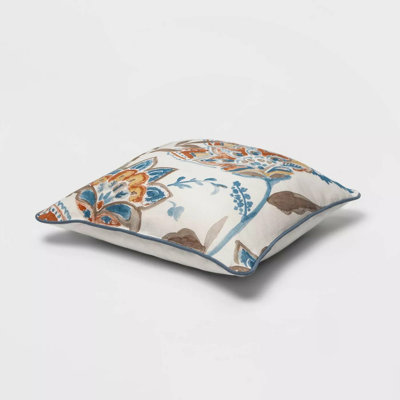 Threshold Watercolor Floral Throw Pillow Square 18in x 18in New Factory Sealed