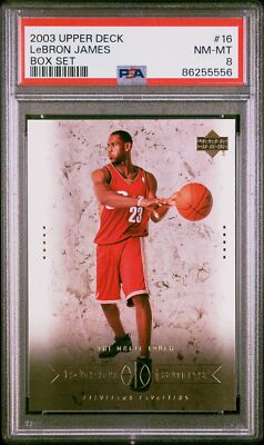 2003 Upper Deck Lebron James Box Set #16 Lebron James Box Set PSA
