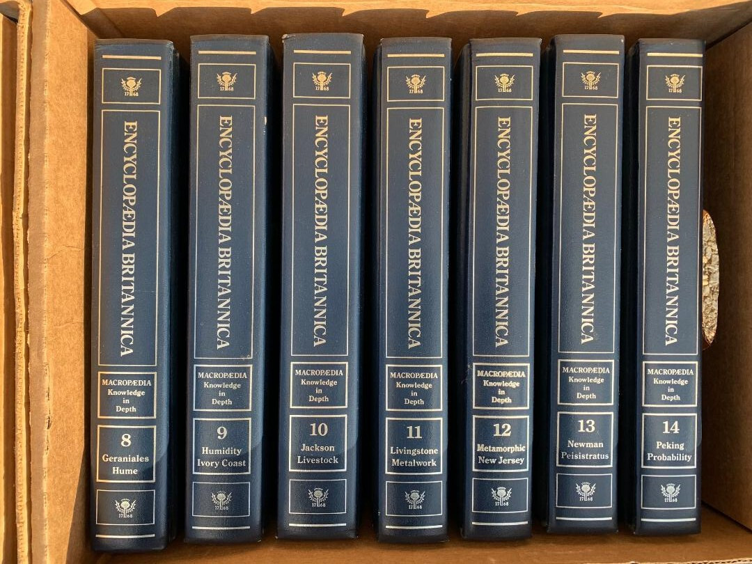 PICK & CHOOSE: Encyclopedia Britannica. LEATHER. 25-Volume Set