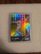 2021 Absolute Matt Chapman Unsung Heros Gold 01/10