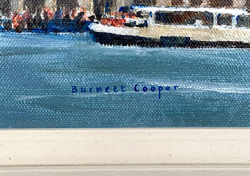 HILARY BURNETT COOPER (Contemporary) Oil Painting St Marks Square, Venice, Italy - Picture 4 of 7