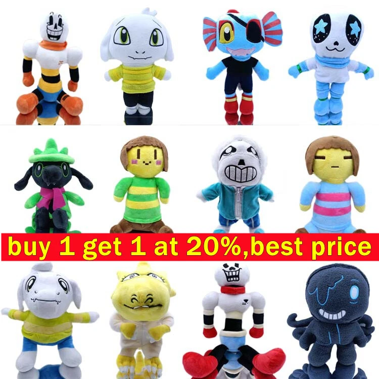 1pcs 23-30cm Undertale Plush Toy Doll Sans Papyrus Frisk Chara Temmie Plush  Stuffed Toys For Children Kids Gifts - Movies & Tv - AliExpress