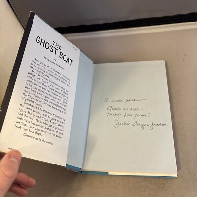 SIGNED The Ghost Boat by Jacqueline Jackson (1969, Hardcover) Fourth Printing