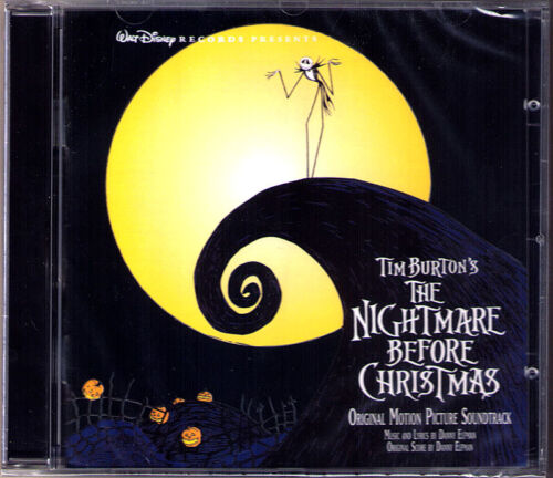 THE NIGHTMARE BEFORE CHRISTMAS Danny Elfman Tim Burton OST Soundtrack CD Disney - Afbeelding 1 van 1