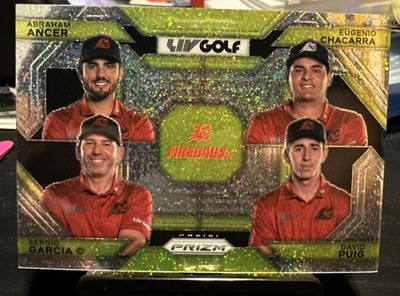 2024 Panini Prizm Liv Golf - Team Cards Fireballs GC Pulsar Prizm /299 Garcia