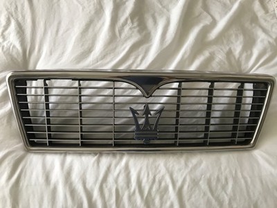 MASERATI BITURBO FRONT RADIATOR GRILLE PRE-OWNED GENUINE ORIGINAL  USED PART