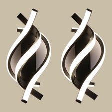 Dimmable Battery Operated Wall Sconce Set of 2 - Rechargeable Wireless