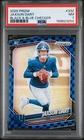 2025 PANINI PRIZM BLACK & BLUE CHECKER #332 JAXSON DART ROOKIE RC PSA 7
