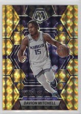 2022-23 Panini Mosaic Reactive Yellow Mosaic Prizm Davion Mitchell #198 2l4