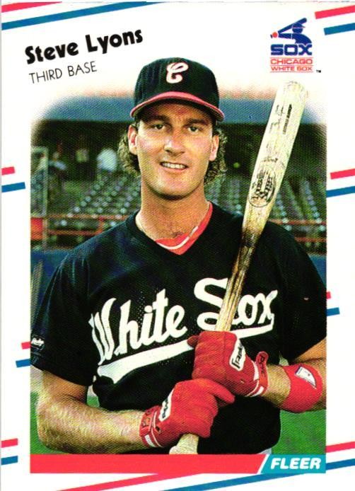 1988 Fleer #405 Steve Lyons