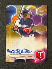 Hendry Chivilli 2023 Bowman's Best Prospect Auto Gold Refractor /50 Twins 