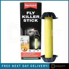 RENTOKIL FLY KILLER STICK POISON FREE INDOOR INSECT TRAP SAFE FOR HOME USE NEW