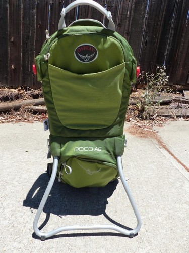 Osprey Poco AG Adjustable Child Baby Carrier Backpack Green ~ Size Large