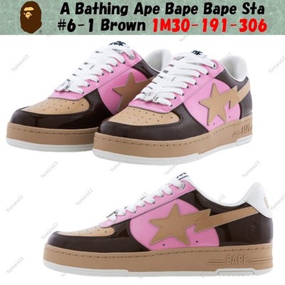 A Bathing Ape Bape Bape Sta #6-1 Braun 1M30-191-306 Herren Gr.