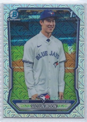 SEOJUN MOON 1ST 2026 BOWMAN CHROME #BCP-45 MEGA BOX MOJO REFRACTOR 1ST BOWMAN