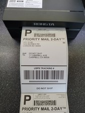 4x6 Bluetooth Wireless EBay Etsy Label Printer PC USB iOS Rongta RP425 Evri Mail