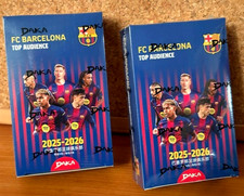 2024-25 DAKA FC BARCELONA SOCCER TOP AUDIENCE - 2 x FACTORY SEALED BOX LOT A