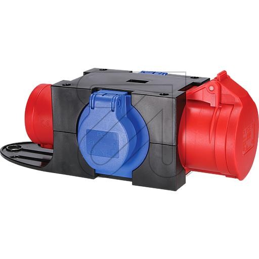 Pce Kompaktverteiler Cee 16 A 1X Cee 16A, 2X Schutzkontakt Stromunterverteiler Cee 16A - Image 2