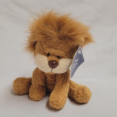 Russ Luv Pets Hektor Lion Brown Soft Plush Bean Toy 5  Tag #92174 Collectable