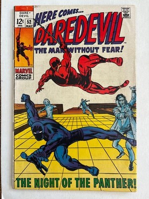 Daredevil #52 (Marvel 1969) - Black Panther - VG+