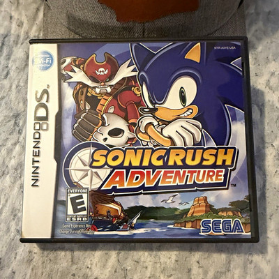 SEGA Sonic Rush Adventure Nintendo DS *CASE AND MANUALS ONLY** **NO GAME**