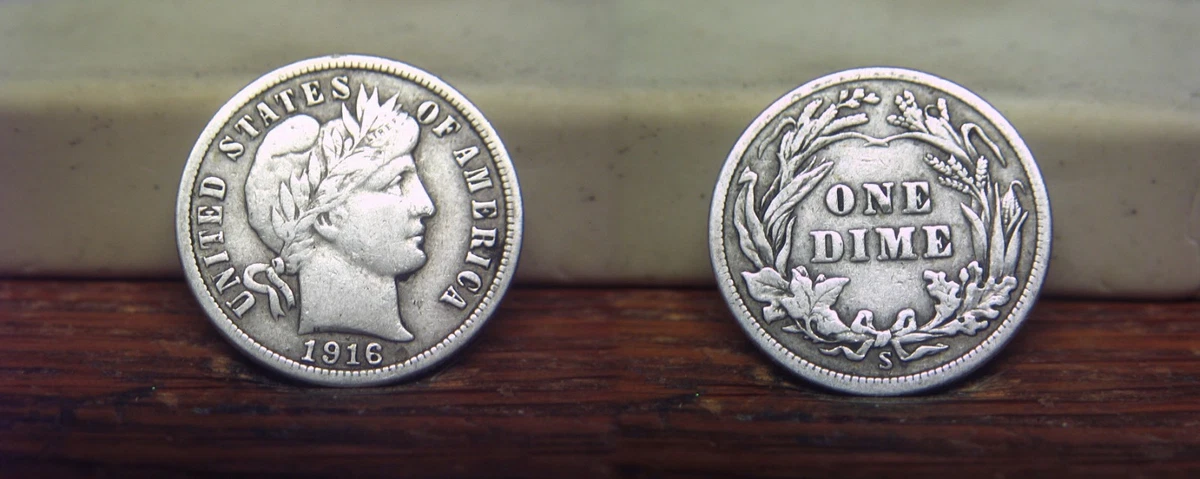 1916 Year Barber US Dimes (1892-1916) for sale | eBay