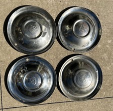 Set Of 4 Genuine Original 40s 50s Plymouth Wheel Cover Hub Cap Hubcap