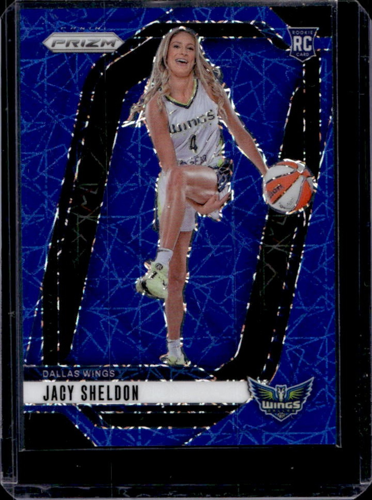 2024 Panini WNBA Prizm Jacy Sheldon RC Blue Velocity #141 Wings
