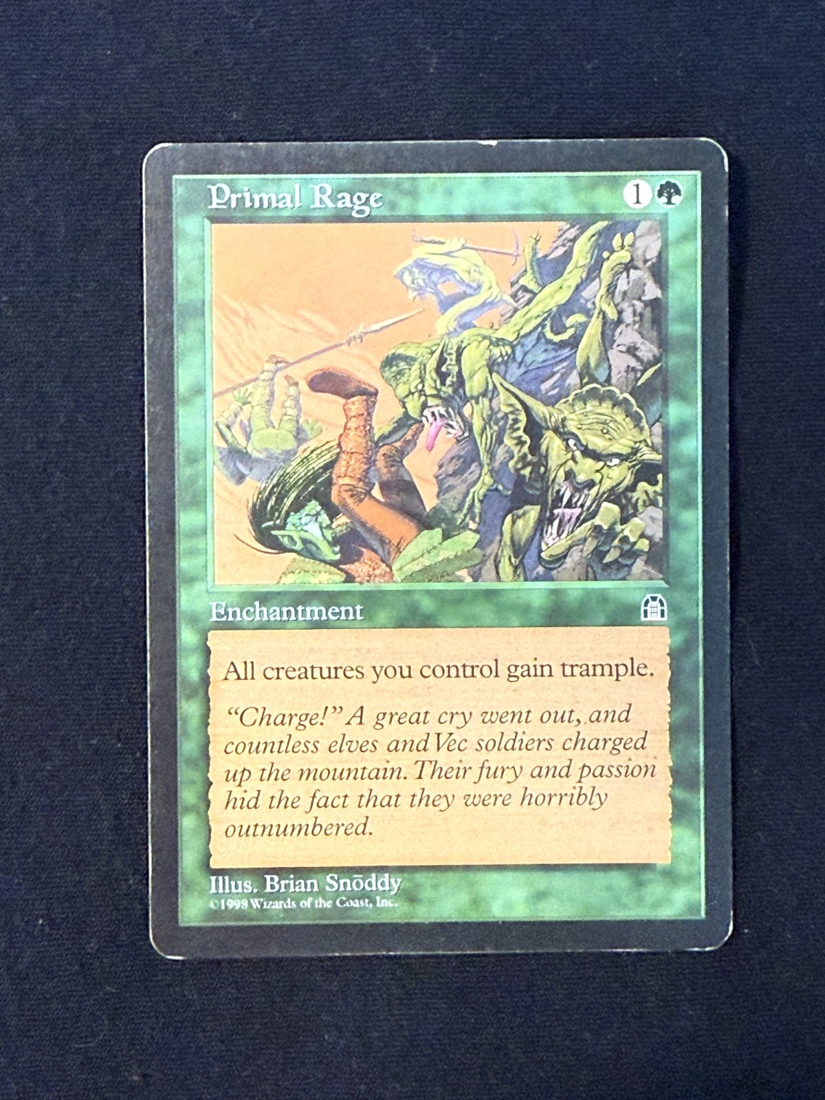 MTG - Primal Rage - Stronghold - Multiple Available - LP (Magic: The Gathering)