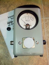Bird 43 Thruline Wattmeter Watt Element Slug Reading Meter / VERY NICE 